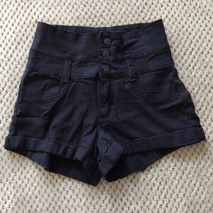 YMI Navy Blue Shorts Size 3